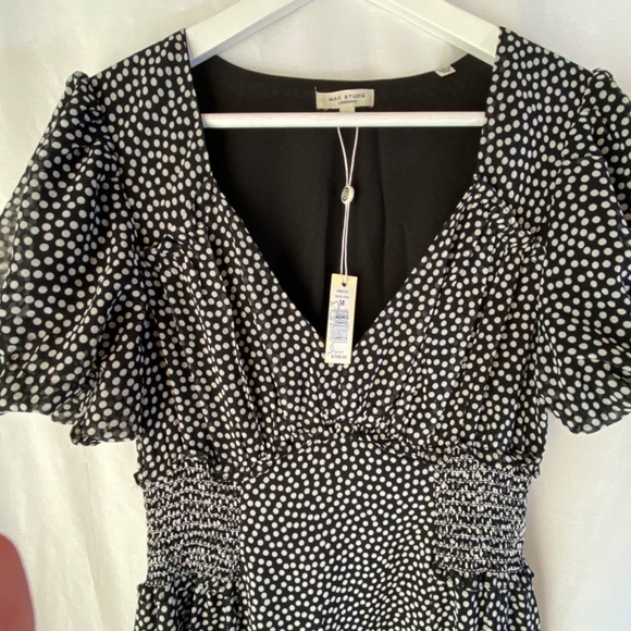 Max Studio Boho Cottage Core Maxi dress NWT - Picture 7 of 15